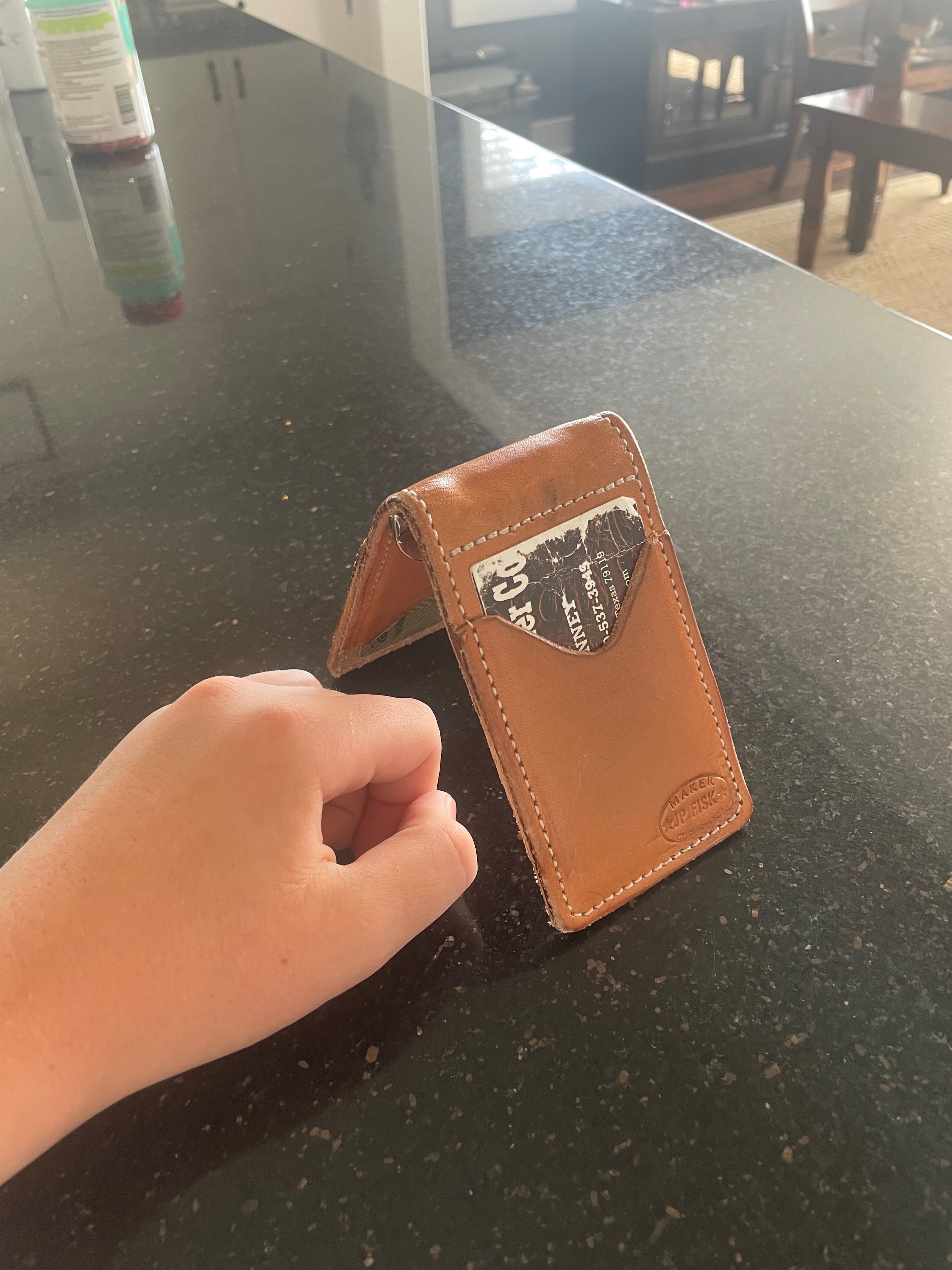 Leather Wallet — Front