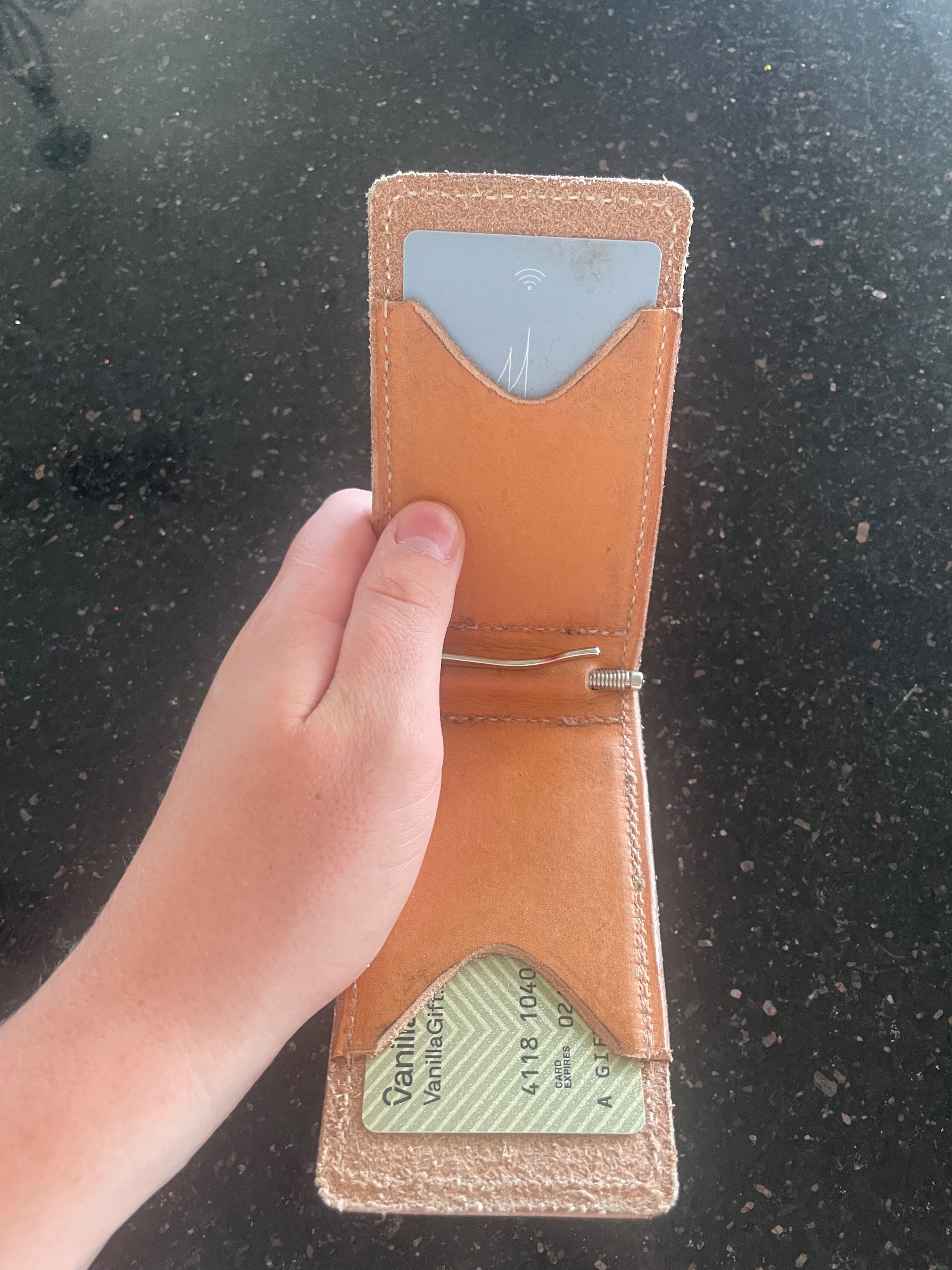 Leather Wallet — Inside